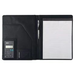 Oberthur Oregon - Conférencier A4 avec calculatrice - noir