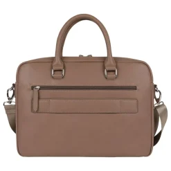 Oberthur Sofia - Sacoche pour ordinateur portable 15,6" - 2 compartiments - taupe