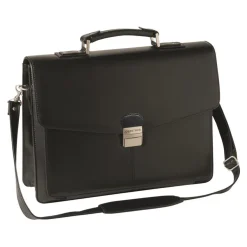 Oberthur Vancouver - Cartable rigide 2 compartiments - noir