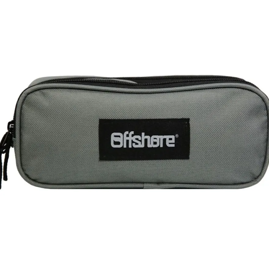 Offshore - Trousse scolaire - 2 compartiments - Gris - Bagtrotter