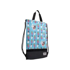 Oh My Pop! Angry Cat - Sac à dos piscine cordon - 1 compartiment - turquoise - Karactermania