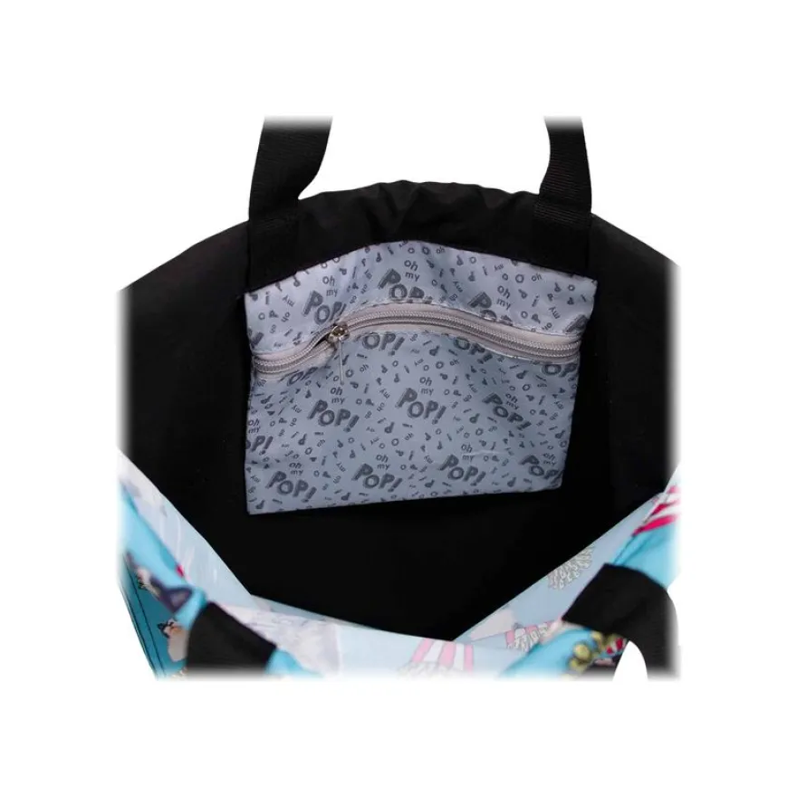 Oh My Pop! Angry Cat - Sac à dos piscine cordon - 1 compartiment - turquoise - Karactermania