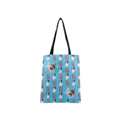 Oh My Pop! Angry Cat - Sac shopping - turquoise - Karactermania