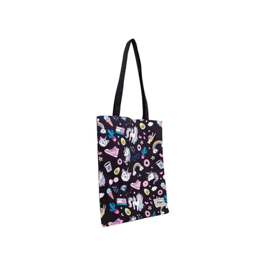 Oh My Pop! Illusion - Sac shopping - noir - Karactermania
