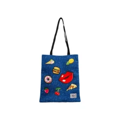 Oh My Pop! Patches - Sac shopping - bleu foncé - Karactermania