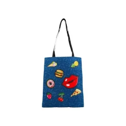 Oh My Pop! Patches - Sac shopping - bleu foncé - Karactermania