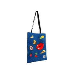 Oh My Pop! Patches - Sac shopping - bleu foncé - Karactermania