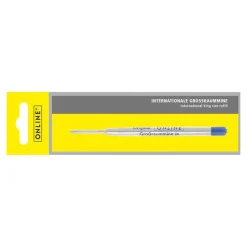 Online - Recharge de stylo bille bleu - pointe moyenne