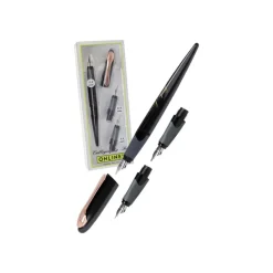 Online AIR Best Writer Calligraphy - Stylo plume bleu - black rose