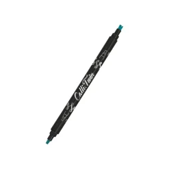 Online Calli Twin - Stylo pinceau à double embout - feutre de calligraphie - turquoise