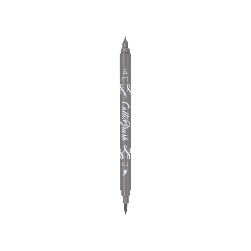 Online Calli.Brush Grey Edition - 5 Stylos pinceaux à double embout - couleurs grises assorties