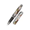 ONLINE College - Stylo plume - fluffy dogs - bleu - 0.5 mm - pointe moyenne