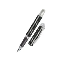 Online College Style - Stylo plume - noir/argent
