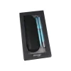 Online Eleganza - Parure stylo à bille/stylo plume - turquoise satin