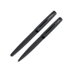 Online Eleganza - Parure stylo à bille/stylo plume - noir