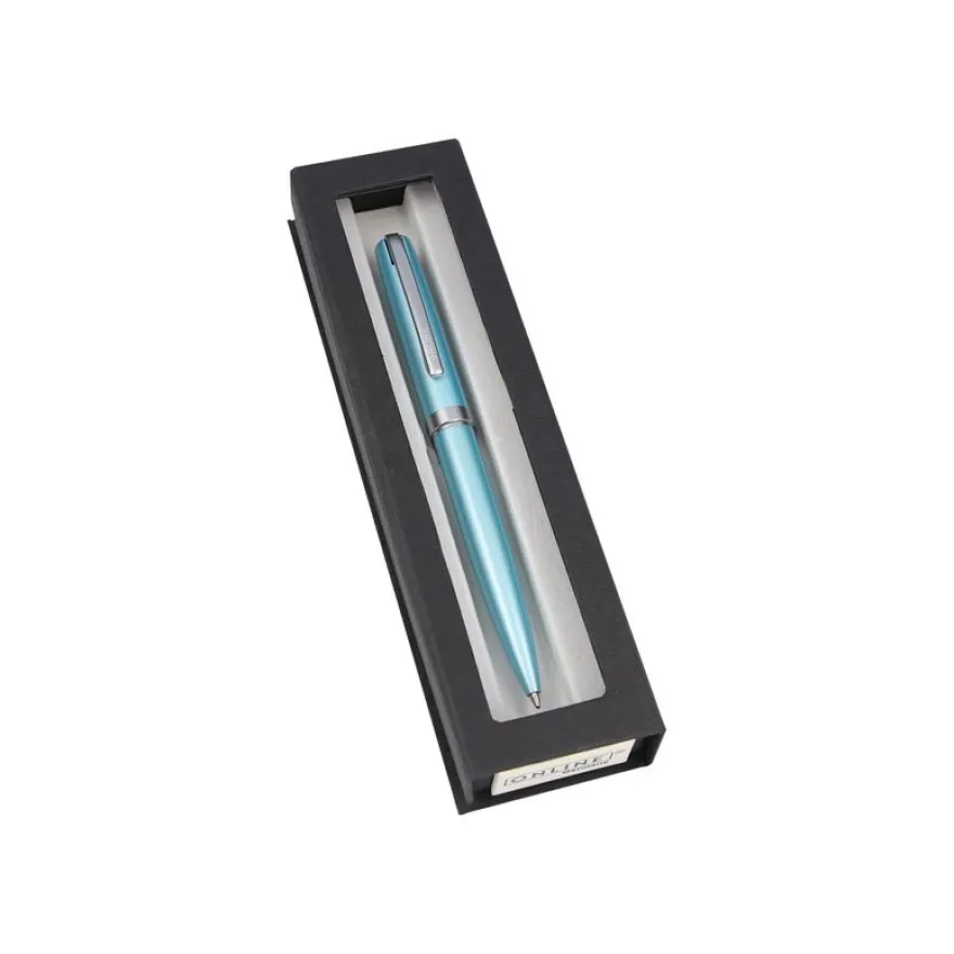 Online Eleganza - Stylo à bille - turquoise satin