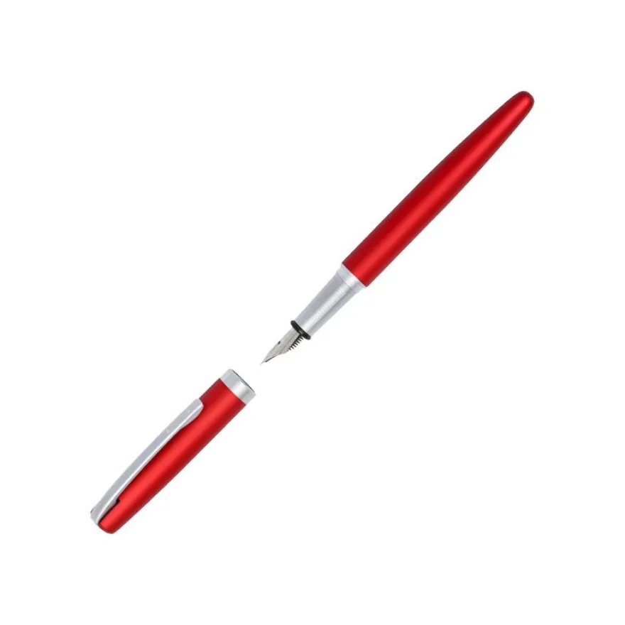 Online Eleganza - Stylo plume - rouge satin
