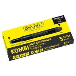 Online Kombi - 5 Cartouches d'encre noir