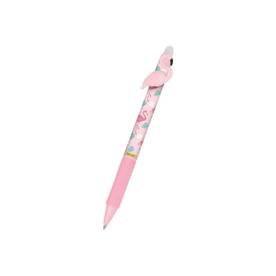ONLINE magiXX Fun - Roller effacçable - flamant - bleu - 0.7 mm