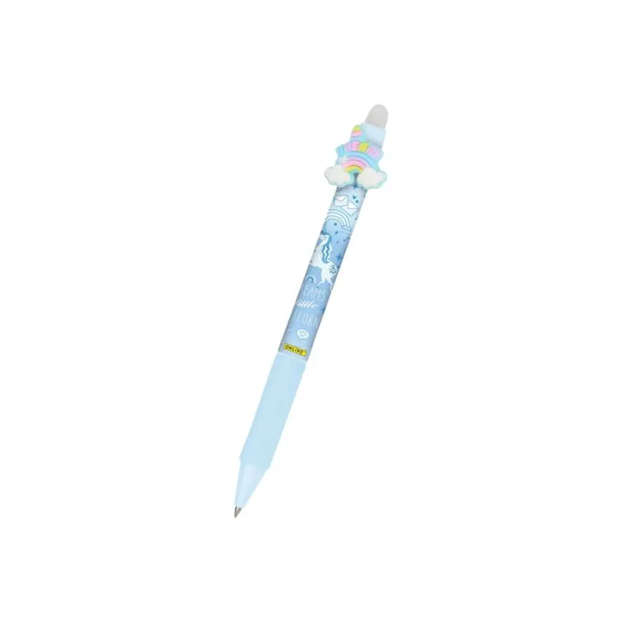 ONLINE magiXX Fun - Roller effacçable - arc-en-ciel - bleu - 0.7 mm