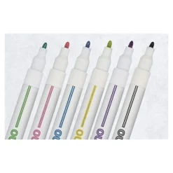 ONLINE Outline - Marqueur - 6 couleurs dans un étui avec effet pailleté