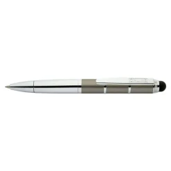 Online Piccolo - Stylo à bille gris métallique - encre bleue