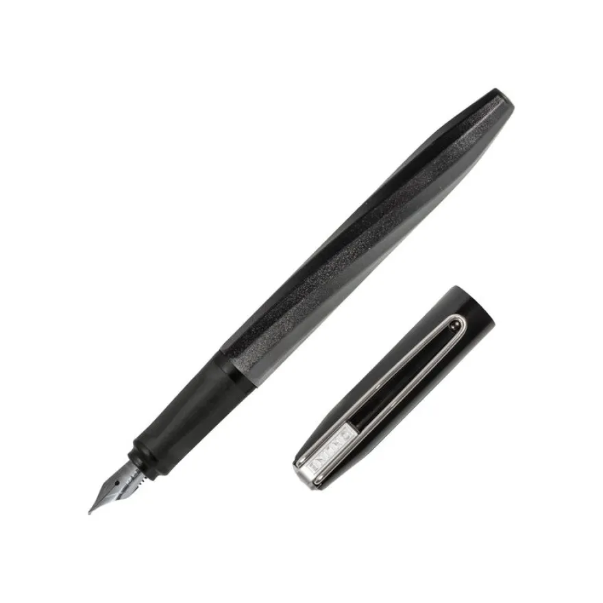 Online Slope - Stylo plume noir - pointe moyenne