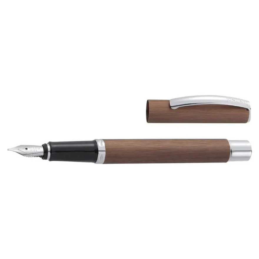 Online Vision - Stylo plume cognac - pointe 0,5 mm