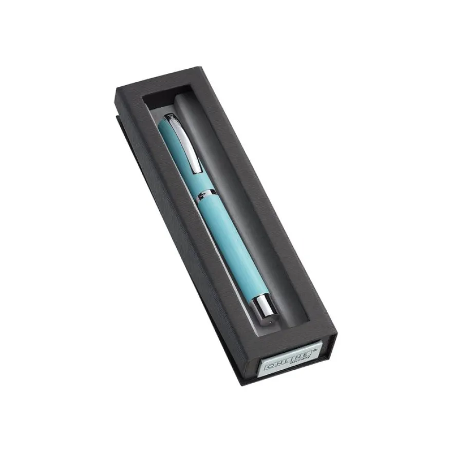Online Vision Style - Stylo plume turquoise - pointe 0,5 mm