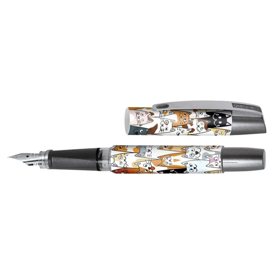 ONLINE YOUNG.LINE Campus Fluffy Cats - stylo plume