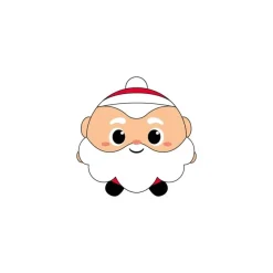 Oreiller squishy Santa – Coussin moelleux Noël