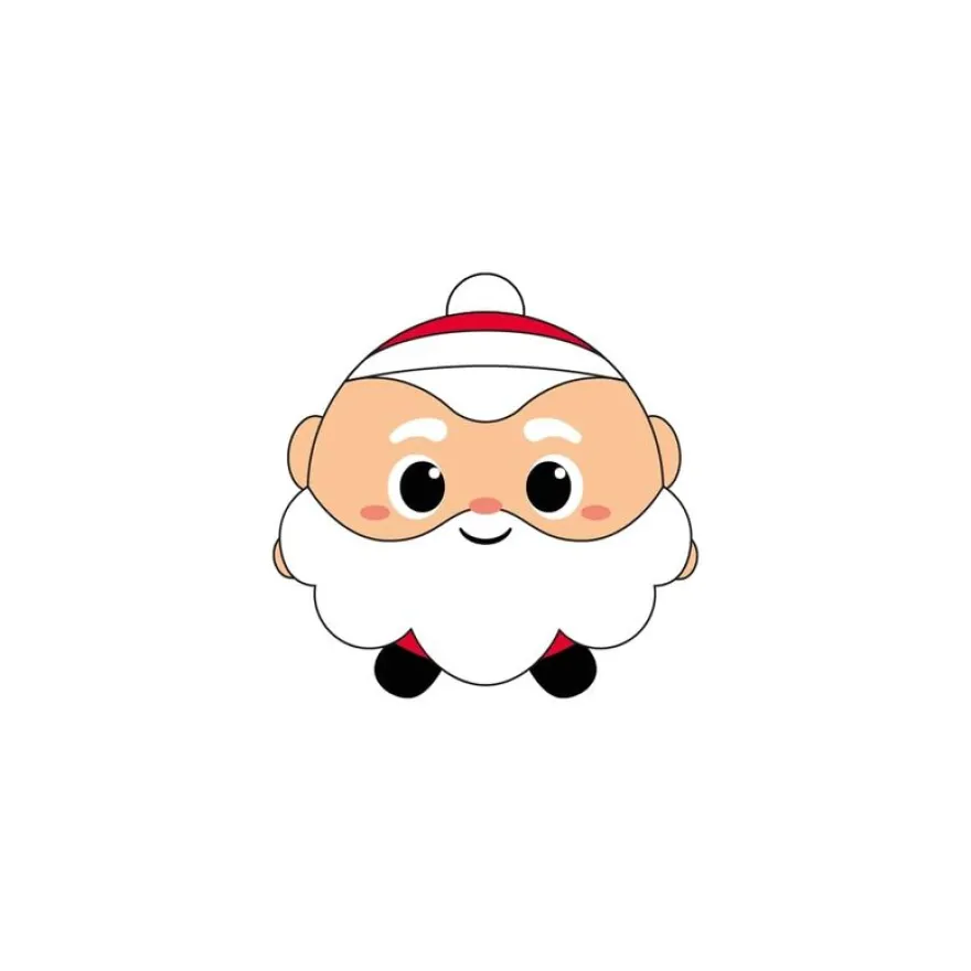 Oreiller squishy Santa – Coussin moelleux Noël
