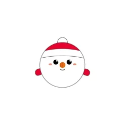 Oreiller squishy Snowman – Coussin moelleux Noël