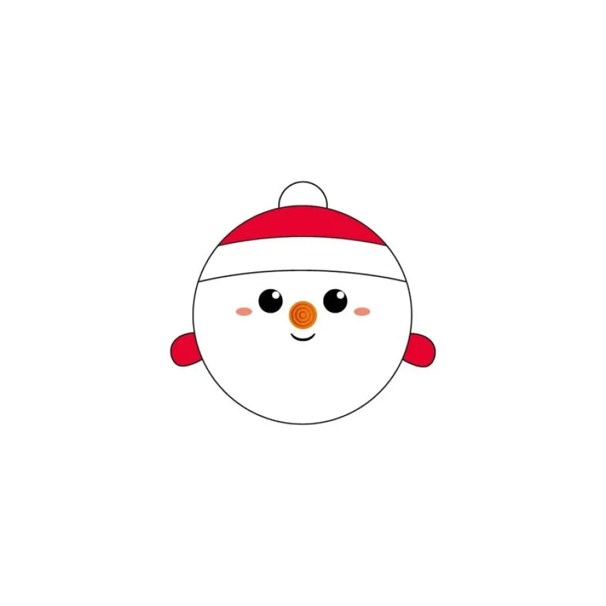 Oreiller squishy Snowman – Coussin moelleux Noël