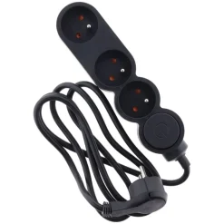 otio Home - Multiprise avec interrupteur 3 prises - 1,5 m