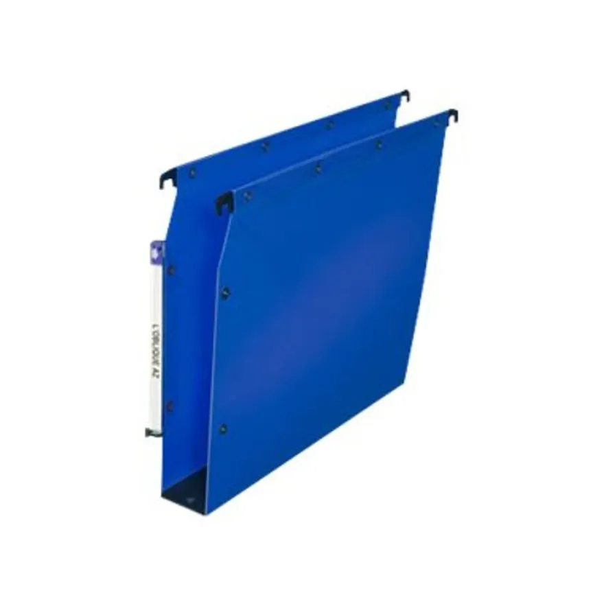 Oxford - 10 Dossiers suspendus pour armoires - bleu - fond 50 mm