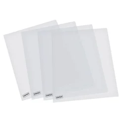 Oxford - 10 Etuis simples A4 - PVC 15/100e Incolore