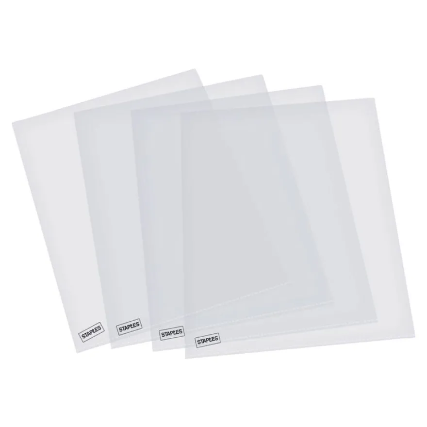 Oxford - 10 Etuis simples A4 - PVC 15/100e Incolore