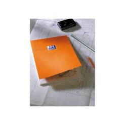 Oxford - Bloc notes - A4 + - 160 pages - blanc - 80G - orange