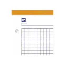Oxford - Bloc notes - A4 + - petits carreaux - 80G