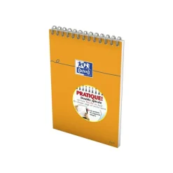 Oxford - Bloc notes à spirale - A5 - 160 pages - petits carreaux - 80G