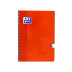 Oxford - Cahier à spirale A4 (21x29,7 cm) - 180 pages - grands carreaux (Seyes) - disponible dans différentes couleurs