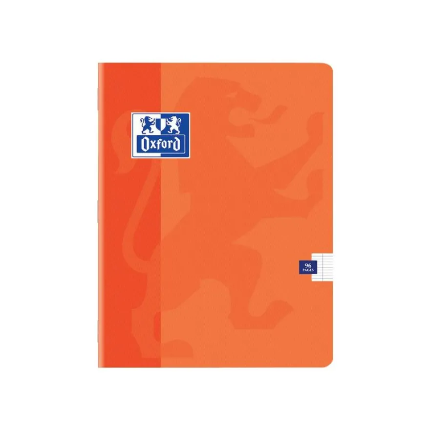 Oxford - Cahier 17 x 22 cm - 96 pages - grands carreaux (seyès) - disponible dans différentes couleurs