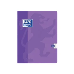 Oxford - Cahier 17 x 22 cm - 96 pages - grands carreaux (seyès) - disponible dans différentes couleurs