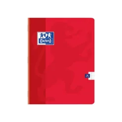 Oxford - Cahier 17 x 22 cm - 96 pages - grands carreaux (seyès) - disponible dans différentes couleurs