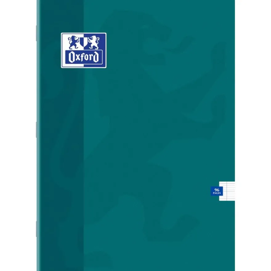 Oxford - Cahier A4 (21x29,7 cm) - 96 pages - grands carreaux (Seyes) - disponible dans différentes couleurs
