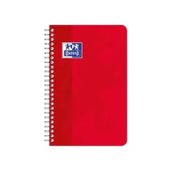 Oxford - Carnet à spirale 9 x 14 cm - 100 pages - petits carreaux (5x5 mm) - disponible dans différentes couleurs