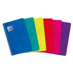 Oxford - Carnet à spirale 11 x 17 cm - 180 pages - petits carreaux (5x5 mm) - disponible dans différentes couleurs