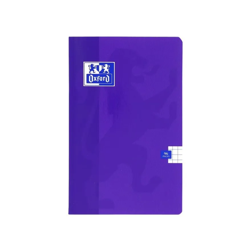 Oxford - Carnet 11 x 17 cm - 96 pages - petits carreaux (5x5 mm) - disponible dans différentes couleurs