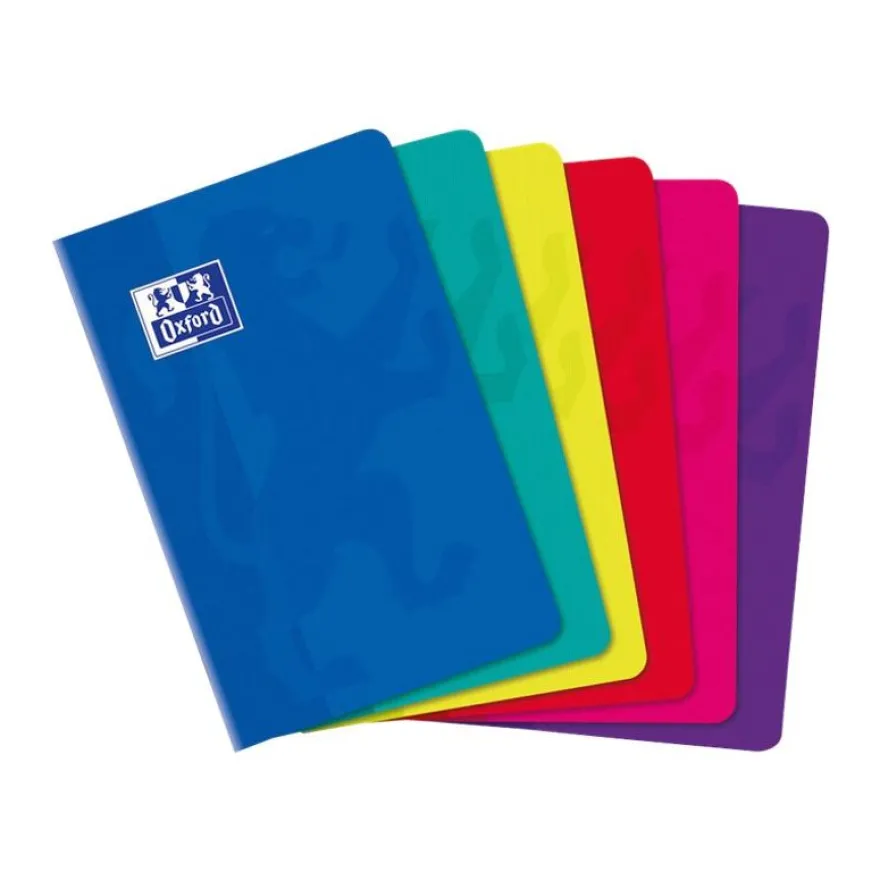 Oxford - Carnet 11 x 17 cm - 96 pages - petits carreaux (5x5 mm) - disponible dans différentes couleurs